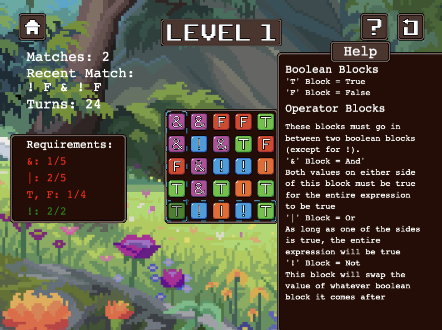 Level 1 Help